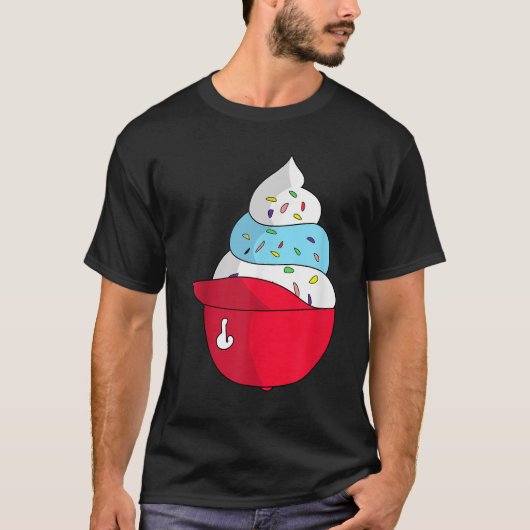 Philadelphia Philly Vanilla Ice Cream Helmet Kinde T-shirt (Voorkant)