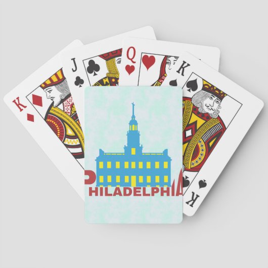 Philadelphia Pokerkaarten (Achterkant)