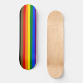 Philadelphia Pride Flag LGBTQ Skateboard (Voorkant)