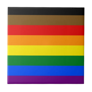 Philadelphia Pride Flag LGBTQ Tegeltje