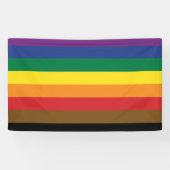 Philadelphia Pride Flag Spandoek (Horizontaal)