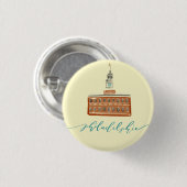 Philadelphia Ronde Button 3,2 Cm (Voorkant /achterkant)