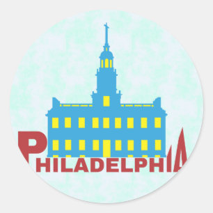 Philadelphia Ronde Sticker