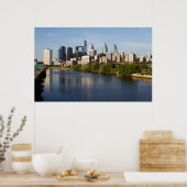 Philadelphia Skyline 1 Poster (Keuken)