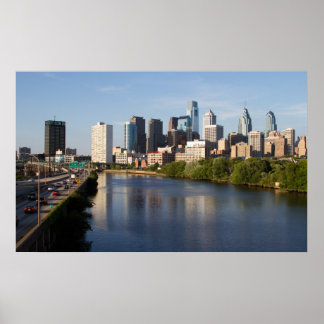 Philadelphia Skyline 2 Poster