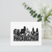 Philadelphia Skyline Briefkaart (Staand voorkant)