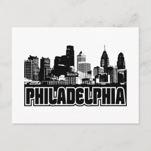 Philadelphia Skyline Briefkaart