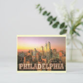 PHILADELPHIA SKYLINE BRIEFKAART (Staand voorkant)