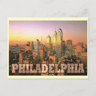 PHILADELPHIA SKYLINE BRIEFKAART