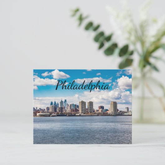 Philadelphia Skyline Briefkaart (Staand voorkant)