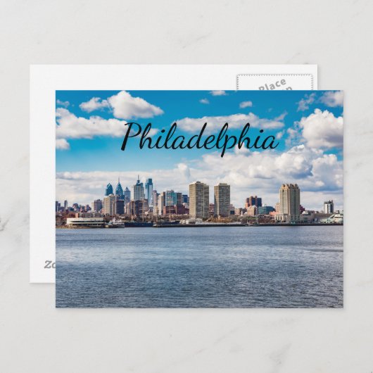 Philadelphia Skyline Briefkaart (Voorkant / Achterkant)