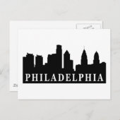 Philadelphia Skyline Briefkaart (Voorkant / Achterkant)