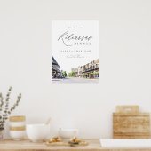 PHILADELPHIA Skyline Destination WeddenWelcome Poster (Keuken)