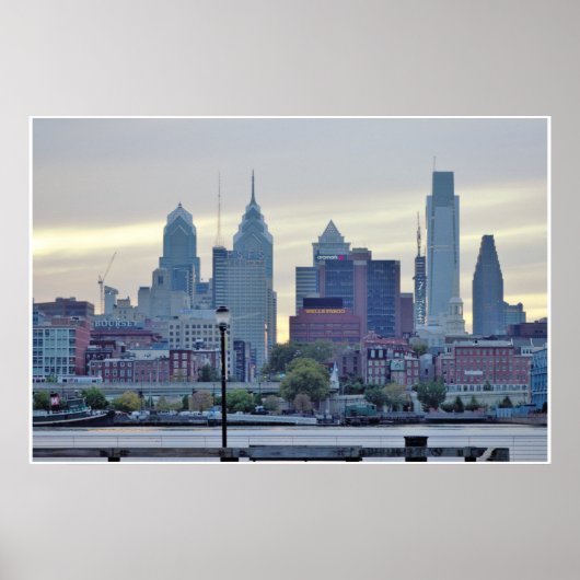Philadelphia Skyline Foto Poster (Voorkant)