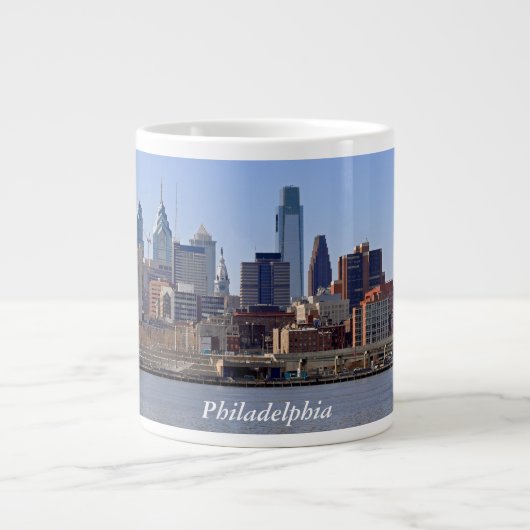 Philadelphia Skyline Jumbo Mok (Voorkant)
