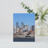 Philadelphia Skyline, Middium Uitzicht Briefkaart (Staand voorkant)