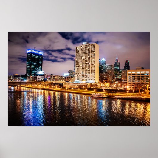 Philadelphia Skyline Poster (Voorkant)