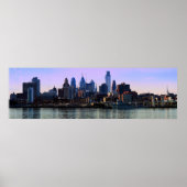 Philadelphia Skyline Print (Voorkant)