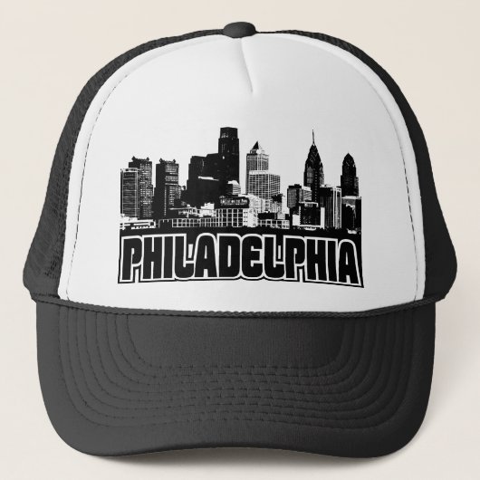 Philadelphia Skyline Trucker Pet (Voorkant)