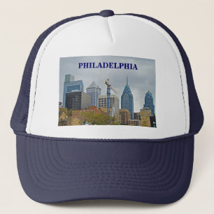 Philadelphia Skyline van de Walk Trucker Pet