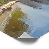 Philadelphia Skyline Wedding Welcome Sign Poster (Hoek)