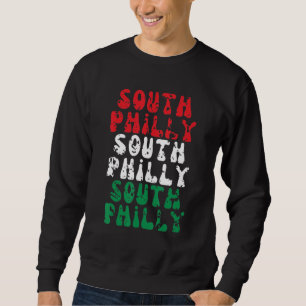Philadelphia South Philly Italiaanse Vlag Stad Bor Trui