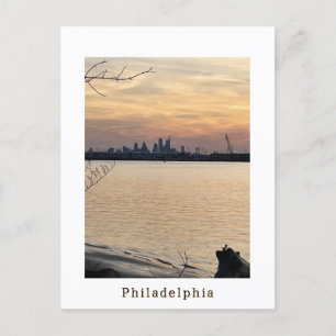 Philadelphia Sunset Photo Briefkaart