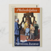 Philadelphia Travel Briefkaart (Voorkant / Achterkant)