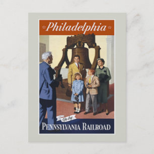 Philadelphia Vintage Travel Briefkaart