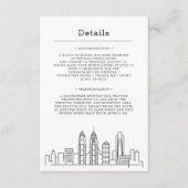 Philadelphia Wedding | Gastinformatie Informatiekaartje (Voorkant)