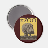 Philadelphia Zoo Magneet (Voorkant / Achterkant)