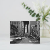 Philadelphie à la carte postale de nuit (Debout devant)