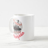 philadelphie baseball mug fête des pères mug baseb (Devant gauche)