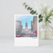 Philadelphie Carte postale - Hôtel de ville (Debout devant)