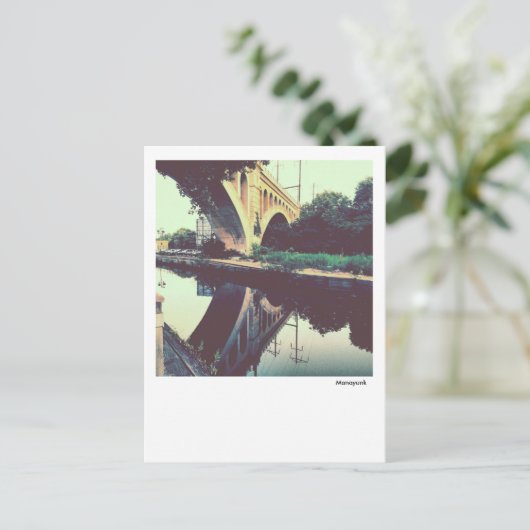 Philadelphie Carte Postale Manayunk Towpath (Debout devant)