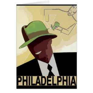 Philadelphie Casquette vert Vintage