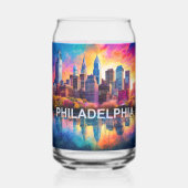 Philadelphie colorée Skyline (Verso)