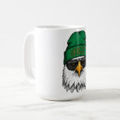Philadelphie Cool Beanie Lunettes de soleil Mug (Devant gauche)