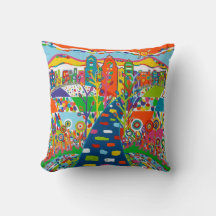 Philadelphie Coussin Skyline