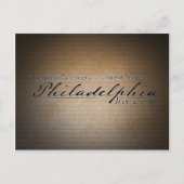 Philadelphie Déclaration d'indépendance Carte post (Devant)
