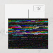 Philadelphie Design de texte I carte postale (Devant / Derrière)