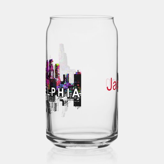 Philadelphie en graffiti avec monogramme (Gauche)