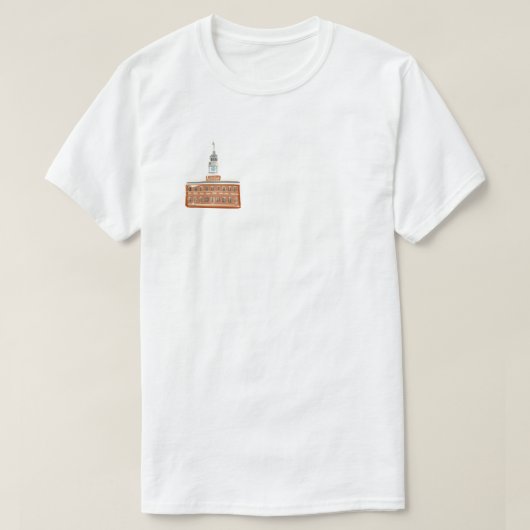 Philadelphie Independence Hall - T-shirt Basic (Design devant)