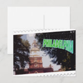Philadelphie légendaire, Pa, carte postale (Devant / Derrière)