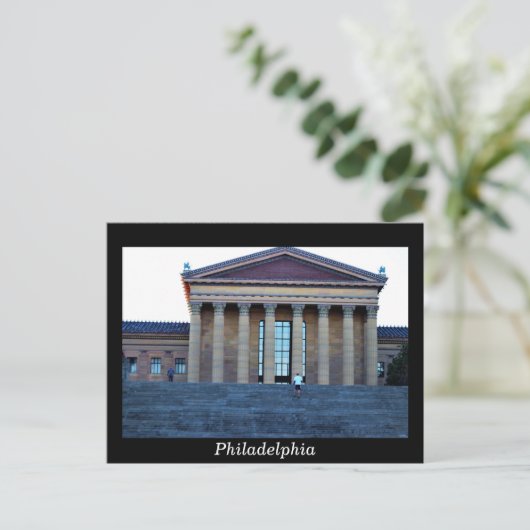 Philadelphie Musée d'Art Carte postale (Debout devant)
