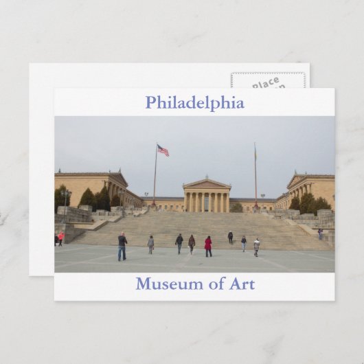 Philadelphie Musée d'Art Carte postale (Devant / Derrière)