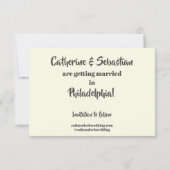 Philadelphie, PA Carte Vintage (Dos)