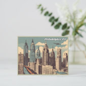 Philadelphie, Pennsylvanie Carte postale (Debout devant)