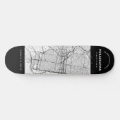 Philadelphie, Pennsylvanie City Map Skateboard (Horz)