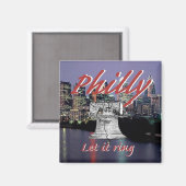 Philadelphie Pennsylvanie Magnet (Recto/Verso)